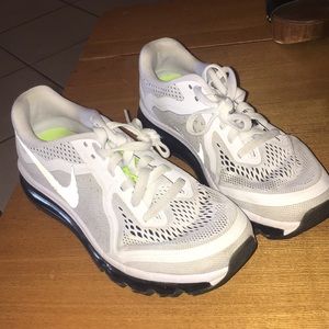 White nikes sz 8 $25